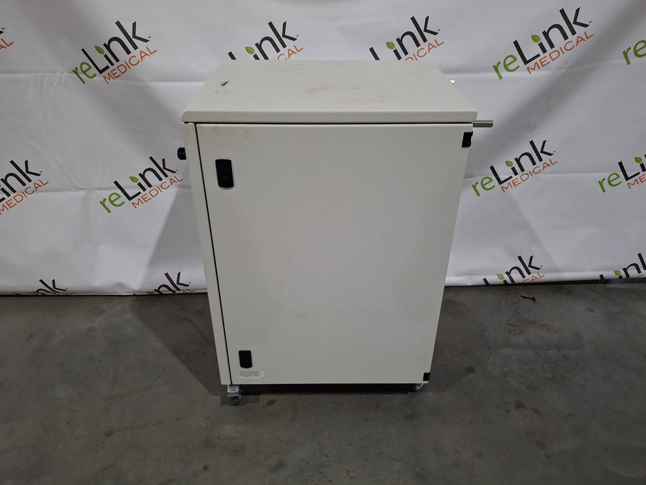 Jun-Air Jun-Air OF302-25M Oil Less Rocking Piston Air Compressor Cabinet Unit Research Lab reLink Medical