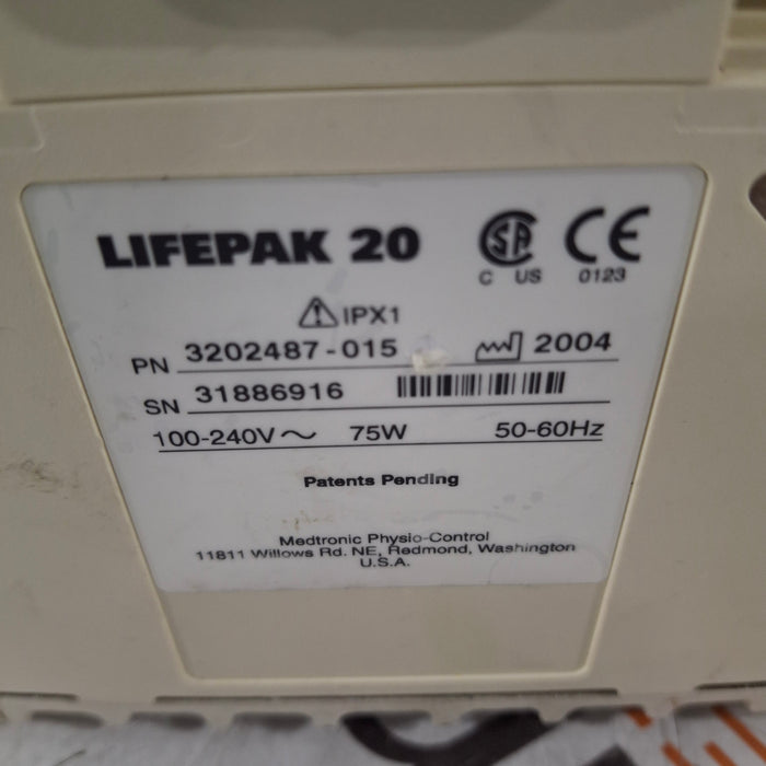 Physio-Control Physio-Control LifePak 20 Defibrillator Defibrillators reLink Medical