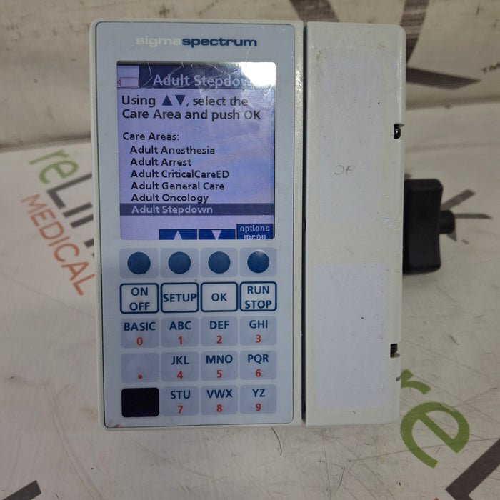 Baxter Sigma Spectrum 8.00.03 w/o Battery Infusion Pump
