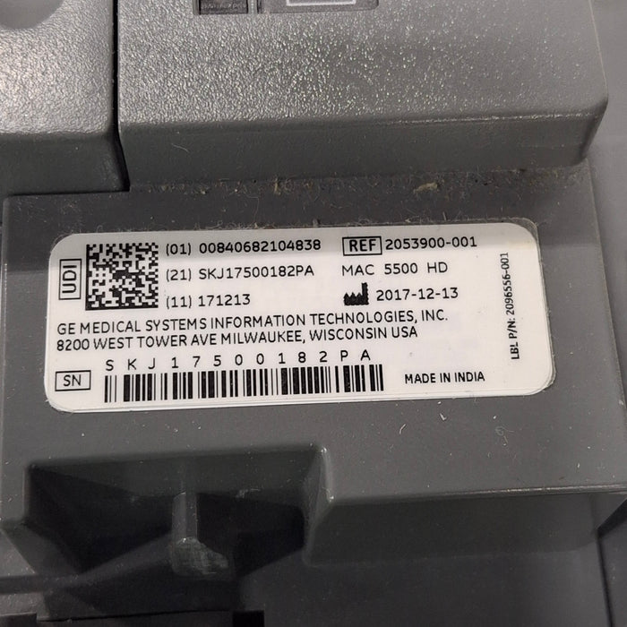 GE Healthcare GE Healthcare MAC 5500 HD ECG without CAM Module Cardiology reLink Medical