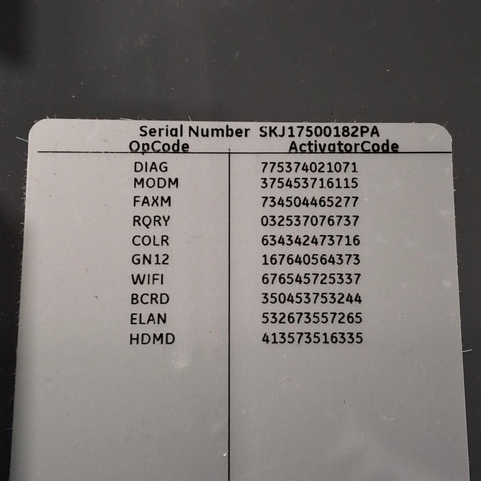 GE Healthcare GE Healthcare MAC 5500 HD ECG without CAM Module Cardiology reLink Medical