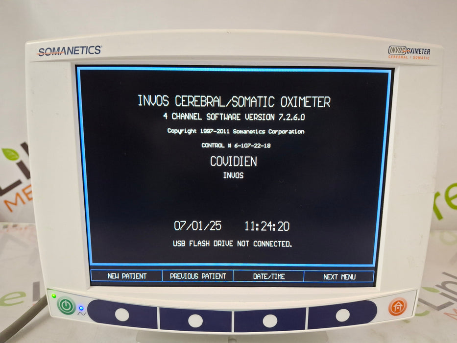 Somanetics Somanetics Invos 5100C Cerebral Oximeter Monitor Patient Monitors reLink Medical