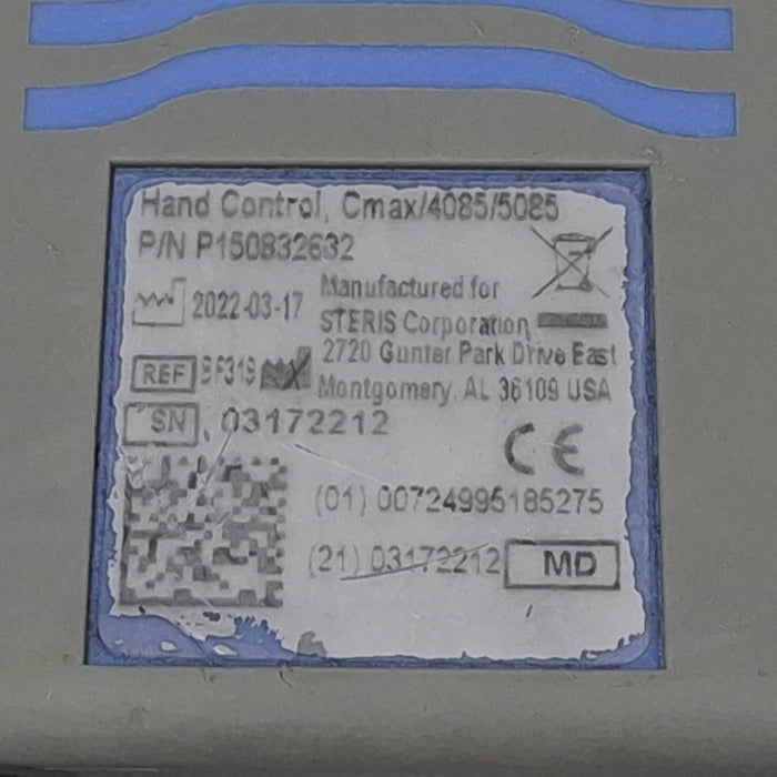 Steris 150832-632 CMAX/4085/5085 Hand Control