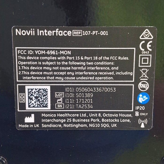 Monica Healthcare Limited Monica Healthcare Limited 107-PT-001 Fetal Monitor Patient Monitors reLink Medical