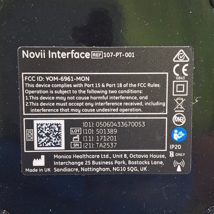 Monica Healthcare Limited Monica Healthcare Limited 107-PT-001 Fetal Monitor Patient Monitors reLink Medical