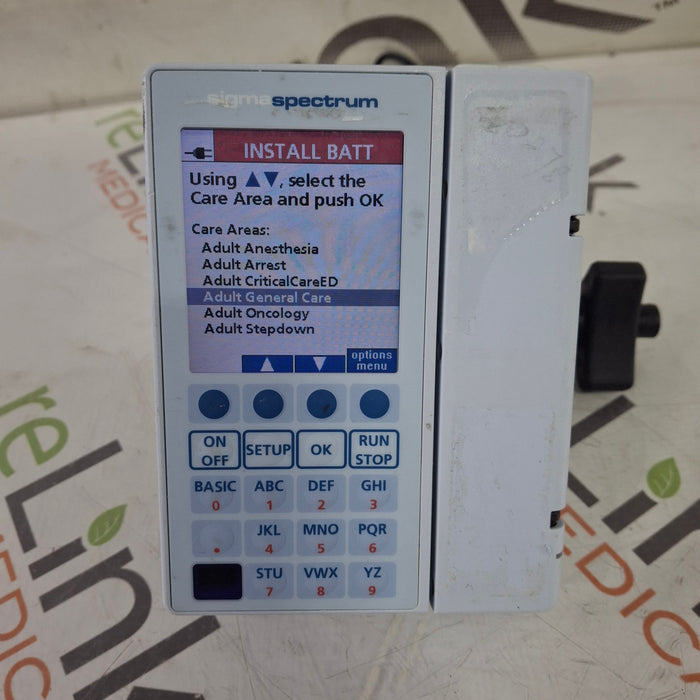 Baxter Sigma Spectrum 8.00.05 w/o Battery Infusion Pump
