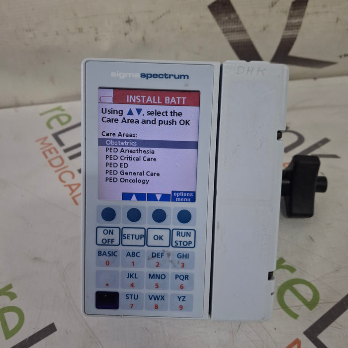 Baxter Sigma Spectrum 8.00.03 w/o Battery Infusion Pump