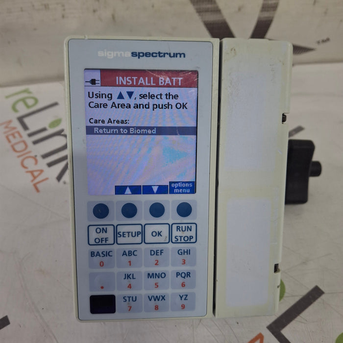 Baxter Sigma Spectrum 8.00.03 w/o Battery Infusion Pump