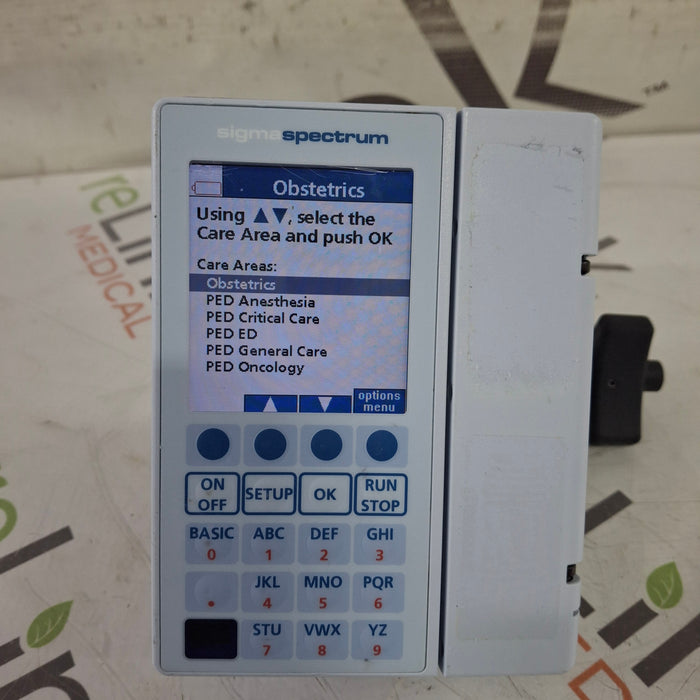 Baxter Baxter Sigma Spectrum 8.01.00 w/o Battery Infusion Pump Infusion Pump reLink Medical