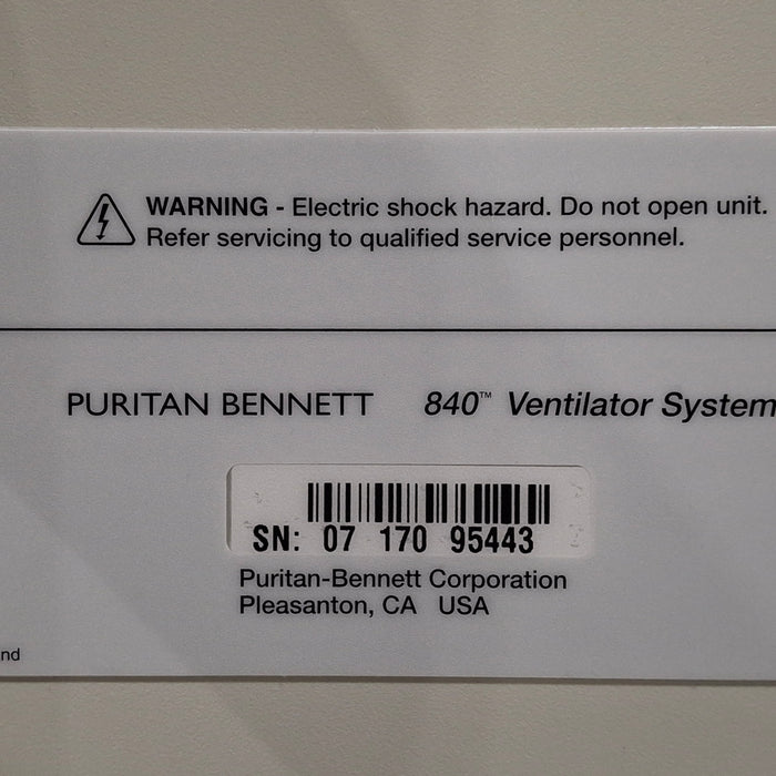 Puritan Bennett Puritan Bennett 840 Ventilator Respiratory reLink Medical