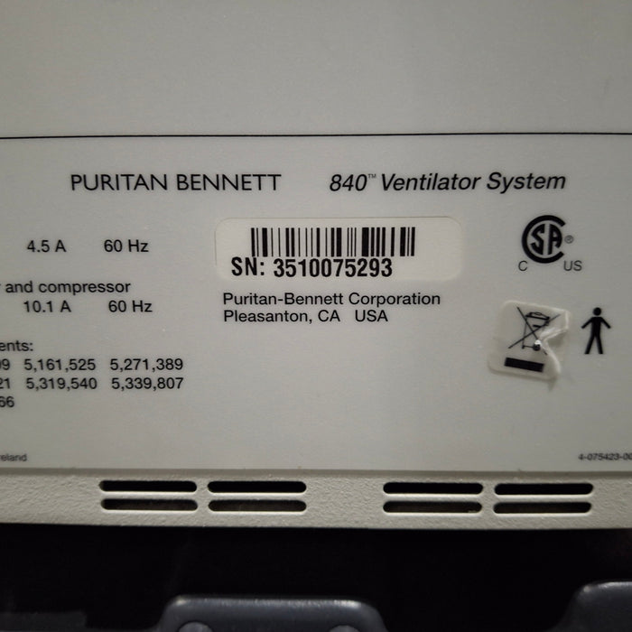 Puritan Bennett Puritan Bennett 840 Ventilator Respiratory reLink Medical