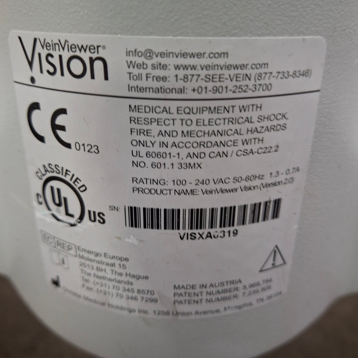 Christie Medical Holdings Christie Medical Holdings VeinViewer Vision Vein Viewer Diagnostic Exam Equipment reLink Medical
