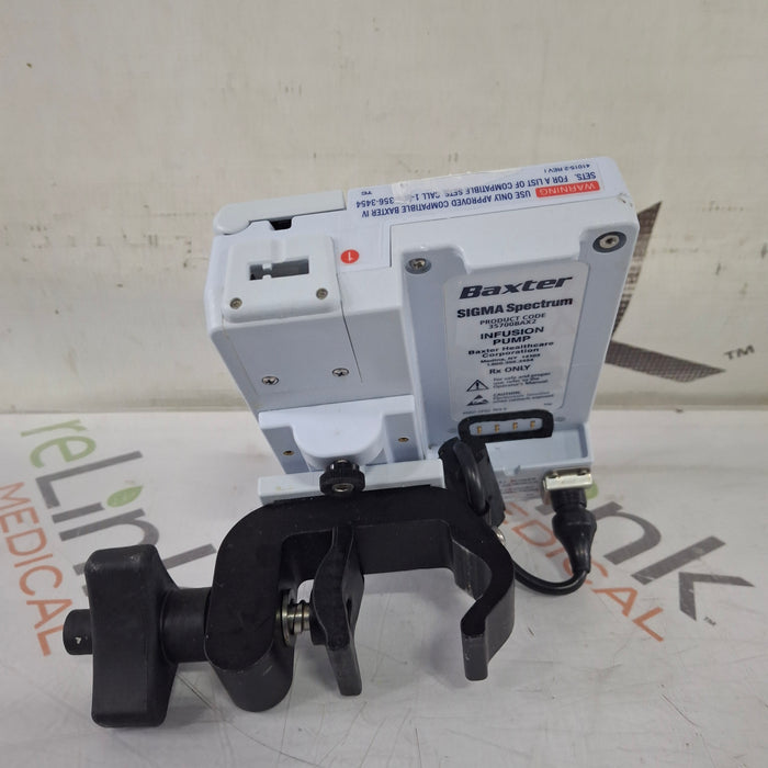 Baxter Baxter Sigma Spectrum 8.01.00 w/o Battery Infusion Pump Infusion Pump reLink Medical