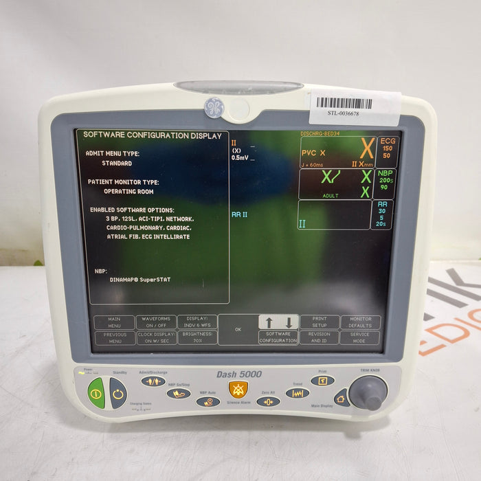 GE Healthcare GE Healthcare Dash 5000 - GE/Nellcor SpO2 Patient Monitor Patient Monitors reLink Medical