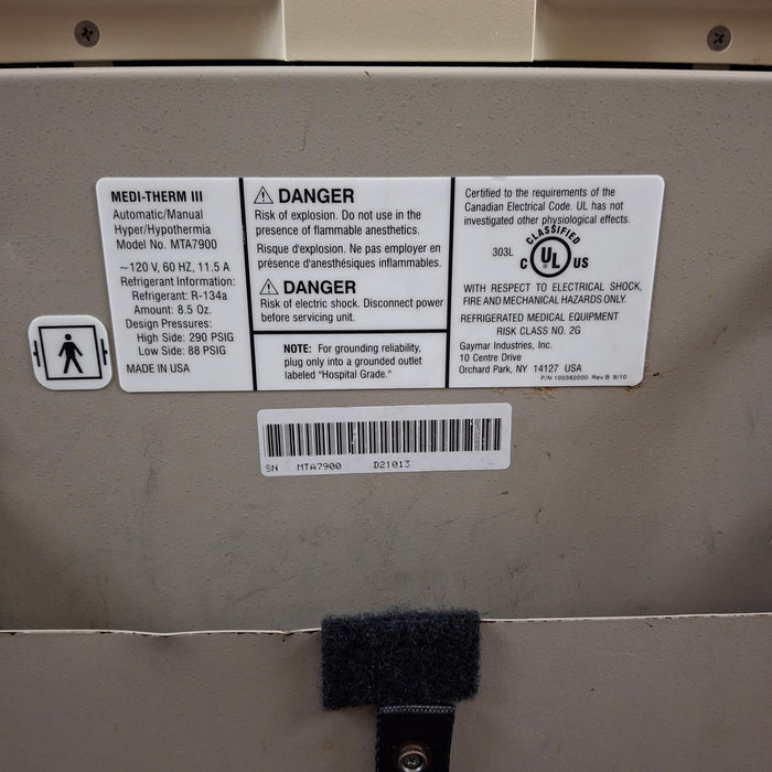 Gaymar Gaymar Medi-Therm III MTA7900 Hyper/Hypothermia Machine Temperature Control Units reLink Medical