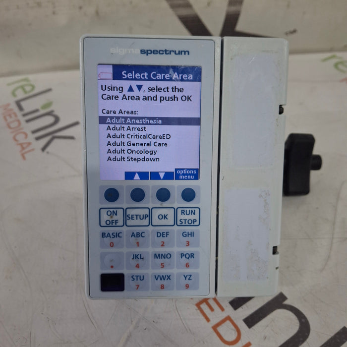 Baxter Sigma Spectrum 8.00.04 w/o Battery Infusion Pump
