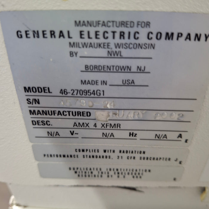 GE Healthcare GE Healthcare AMX 4 Plus Portable X-Ray Unit X-Ray Equipment reLink Medical