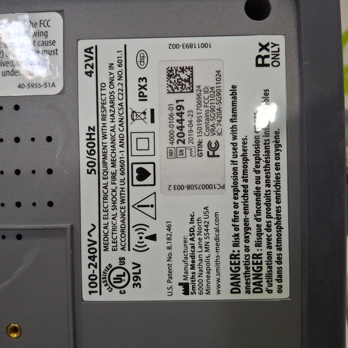 Smiths Medical Medfusion 4000 Syringe Infusion Pump