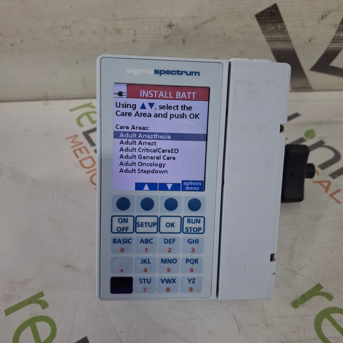 Baxter Baxter Sigma Spectrum 8.01.00 w/o Battery Infusion Pump Infusion Pump reLink Medical