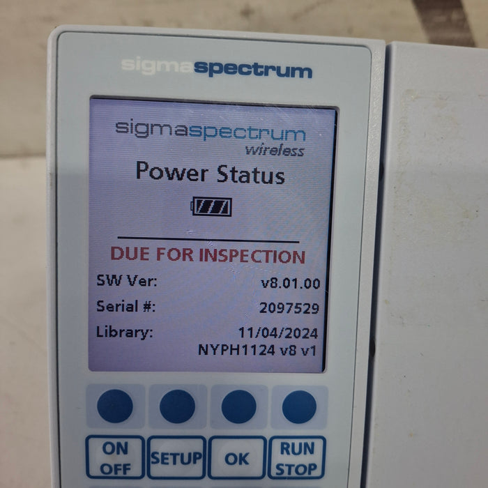 Baxter Baxter Sigma Spectrum 8.01.00 w/o Battery Infusion Pump Infusion Pump reLink Medical