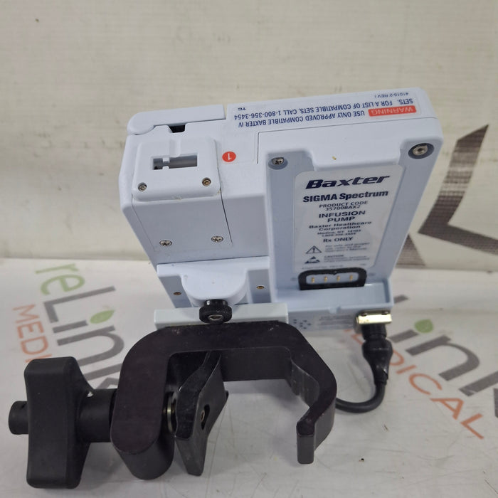 Baxter Baxter Sigma Spectrum 8.01.00 w/o Battery Infusion Pump Infusion Pump reLink Medical