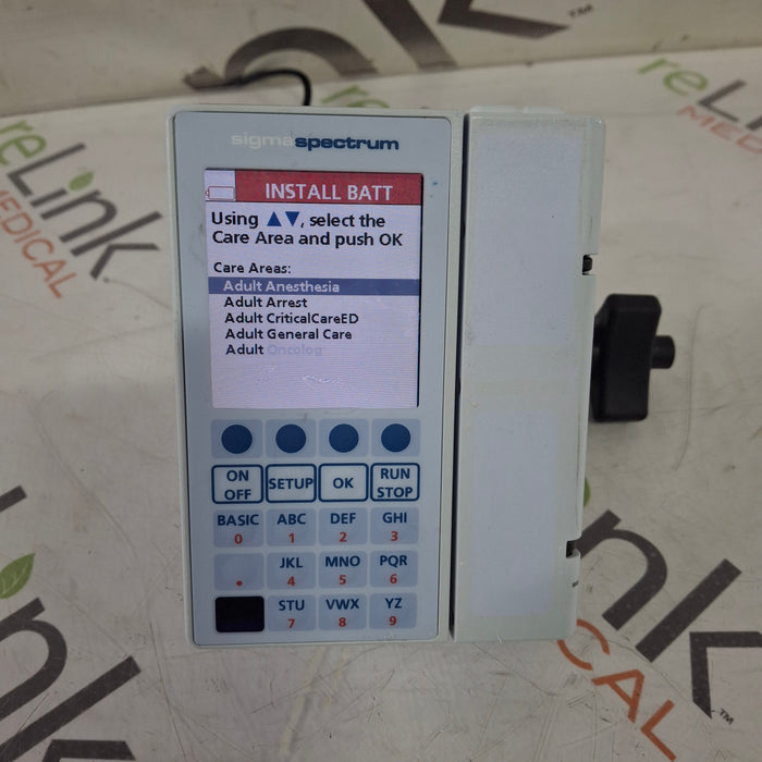 Baxter Sigma Spectrum 8.00.03 w/o Battery Infusion Pump
