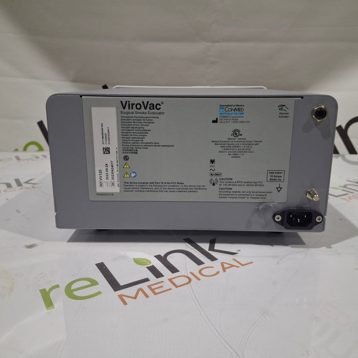 Buffalo Filter Buffalo Filter ViroVac Smoke Evacuation System Surgical Equipment reLink Medical