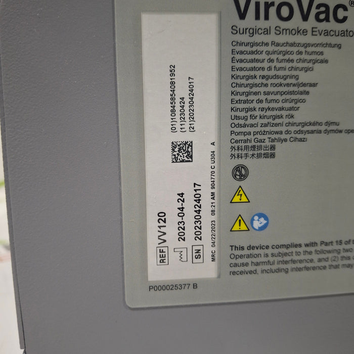 Buffalo Filter Buffalo Filter ViroVac Smoke Evacuation System Surgical Equipment reLink Medical