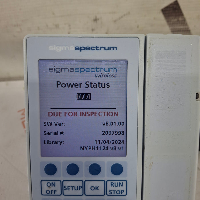 Baxter Baxter Sigma Spectrum 8.01.00 w/o Battery Infusion Pump Infusion Pump reLink Medical