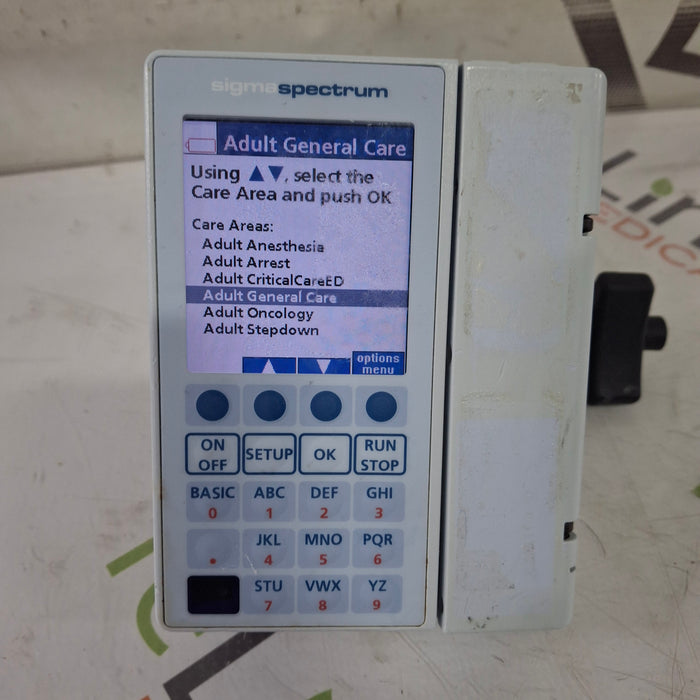 Baxter Sigma Spectrum 8.00.03 w/o Battery Infusion Pump