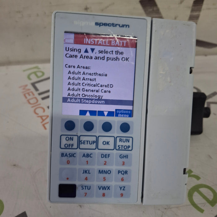 Baxter Sigma Spectrum 8.00.04 w/o Battery Infusion Pump