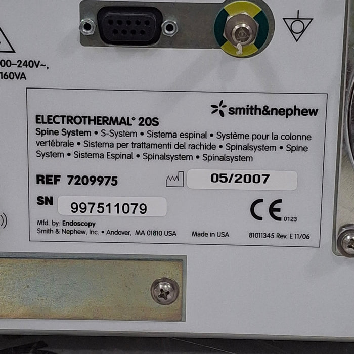 Smith & Nephew Smith & Nephew Electrothermal 20S Spine System Surgical Equipment reLink Medical