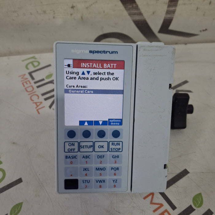 Baxter Baxter Sigma Spectrum 8.01.00 w/o Battery Infusion Pump Infusion Pump reLink Medical