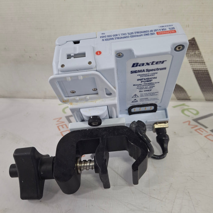 Baxter Baxter Sigma Spectrum 8.01.00 w/o Battery Infusion Pump Infusion Pump reLink Medical