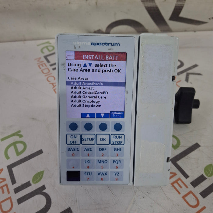 Baxter Sigma Spectrum 8.00.04 w/o Battery Infusion Pump