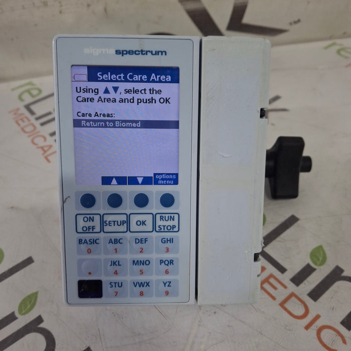 Baxter Baxter Sigma Spectrum 8.01.00 w/o Battery Infusion Pump Infusion Pump reLink Medical