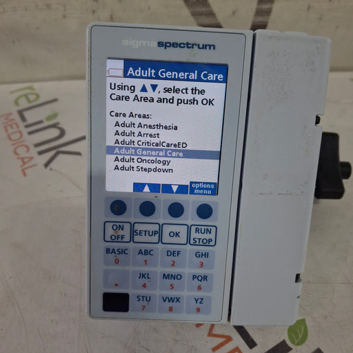 Baxter Baxter Sigma Spectrum 8.01.00 w/o Battery Infusion Pump Infusion Pump reLink Medical