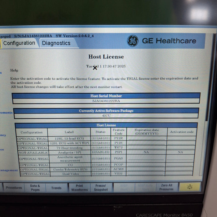 GE Healthcare GE Healthcare Carescape B450 Critical Care Patient Monitor Patient Monitors reLink Medical