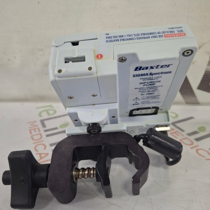 Baxter Baxter Sigma Spectrum 8.00.03 w/o Battery Infusion Pump Infusion Pump reLink Medical