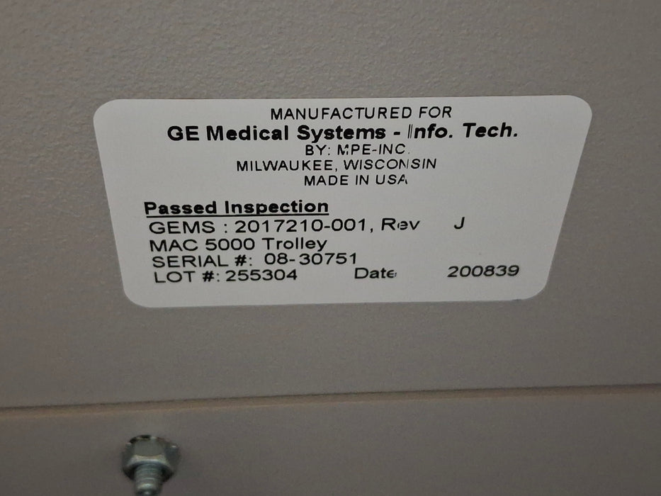 GE Healthcare MAC 5500 ECG without CAM Module