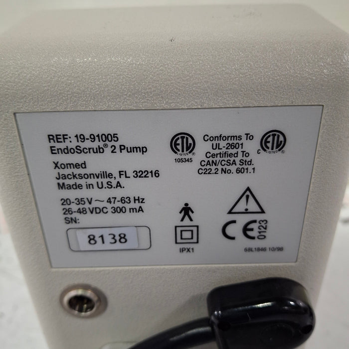 Medtronic Medtronic Xomed Endo-Scrub 2  19-91005 Pump Surgical Equipment reLink Medical