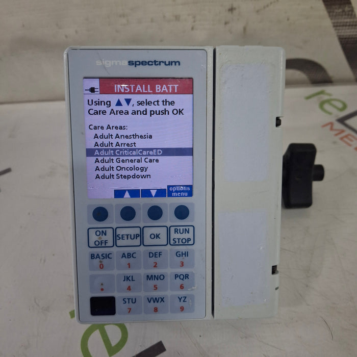Baxter Sigma Spectrum 8.00.03 w/o Battery Infusion Pump