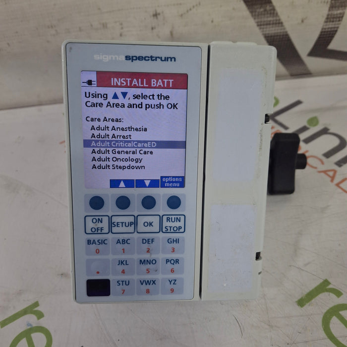 Baxter Sigma Spectrum 8.00.03 w/o Battery Infusion Pump