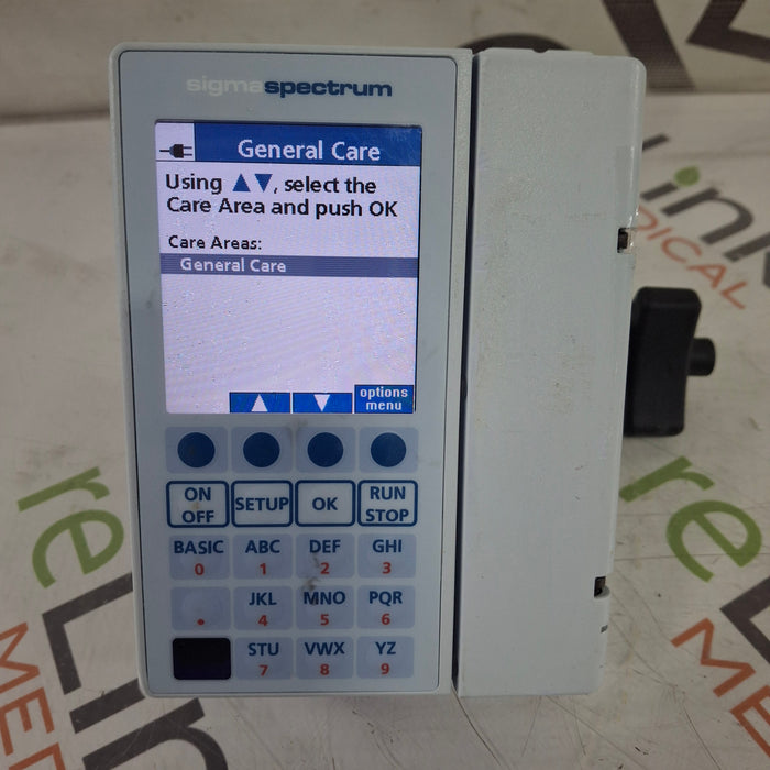 Baxter Baxter Sigma Spectrum 8.01.00 w/o Battery Infusion Pump Infusion Pump reLink Medical