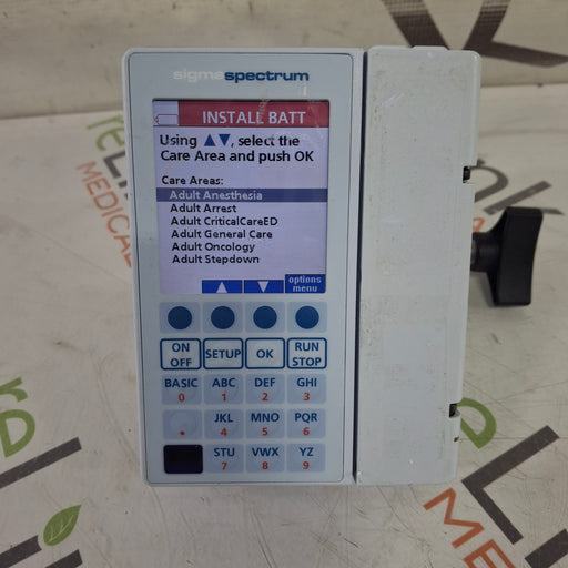 Baxter Baxter Sigma Spectrum 8.01.00 w/o Battery Infusion Pump Infusion Pump reLink Medical