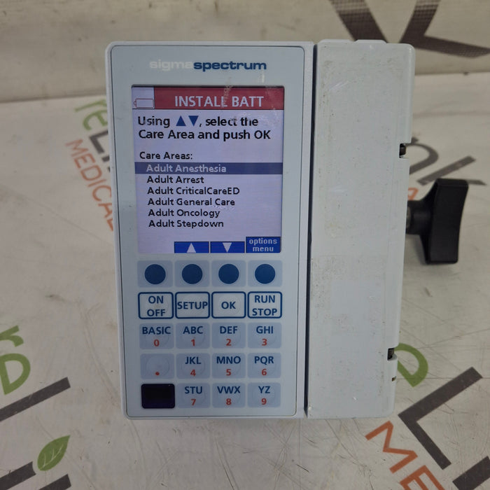 Baxter Baxter Sigma Spectrum 8.01.00 w/o Battery Infusion Pump Infusion Pump reLink Medical
