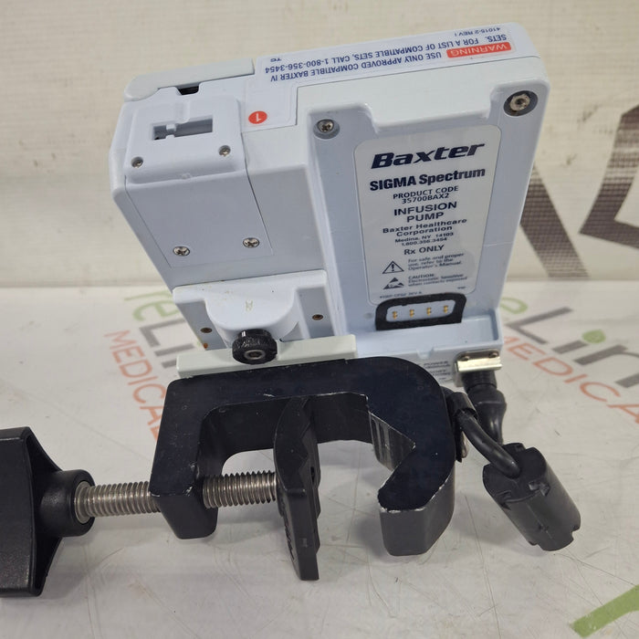 Baxter Baxter Sigma Spectrum 8.01.00 w/o Battery Infusion Pump Infusion Pump reLink Medical