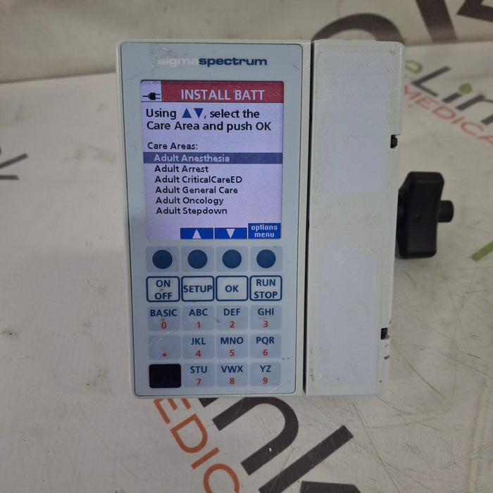 Baxter Sigma Spectrum 8.00.03 w/o Battery Infusion Pump