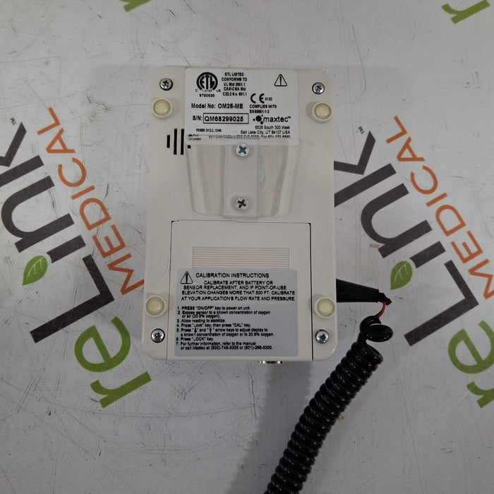 Maxtec, Inc. Maxtec, Inc. MaxO2 OM25-ME Oxygen Monitor Patient Monitors reLink Medical