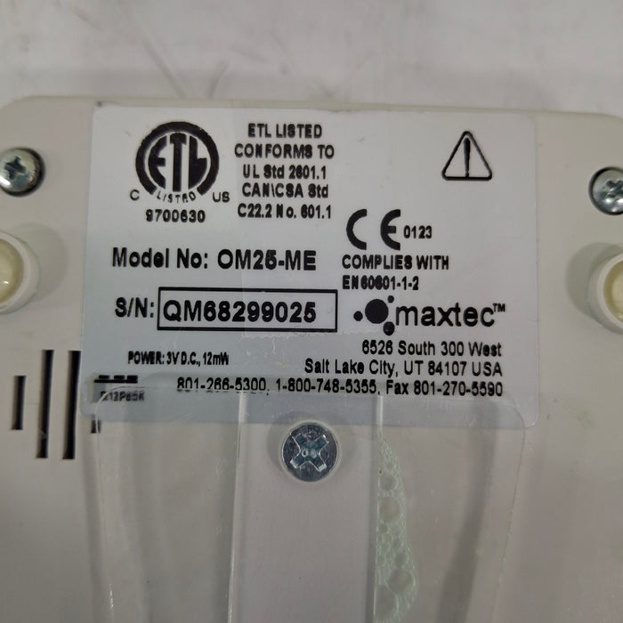 Maxtec, Inc. Maxtec, Inc. MaxO2 OM25-ME Oxygen Monitor Patient Monitors reLink Medical